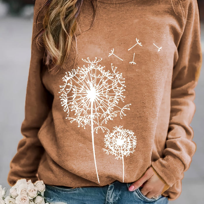 Dandelion Pullover Sweatshirt