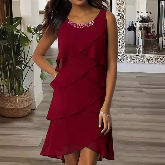 Round Neck Casual Dress