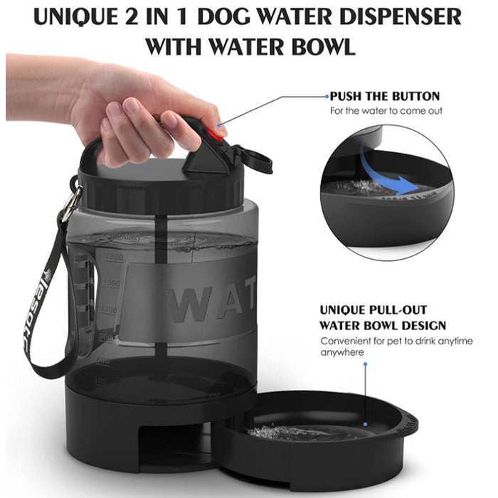 Pet Dogs & Cats Large Capacity Drinking Water Bottle