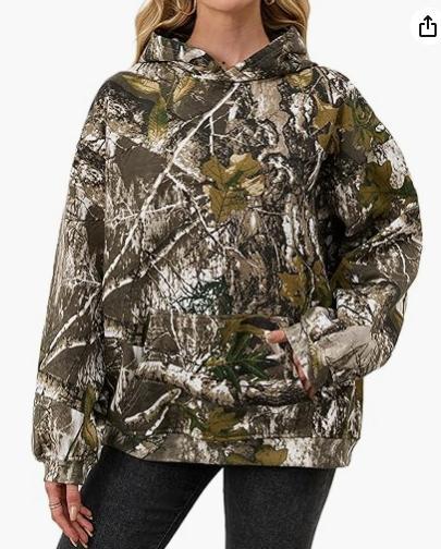 Camouflage Wool Hoodie