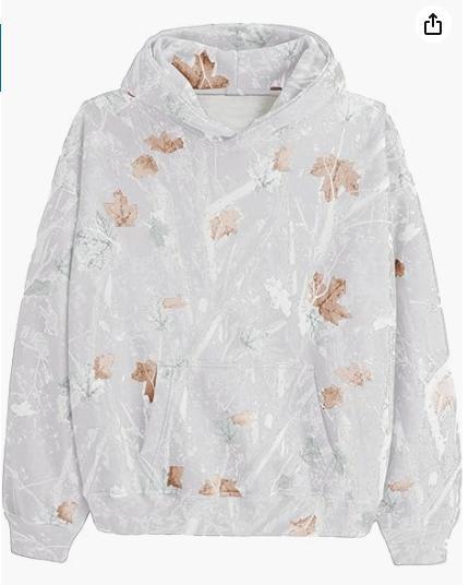 Camouflage Wool Hoodie