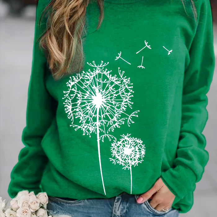 Dandelion Pullover Sweatshirt