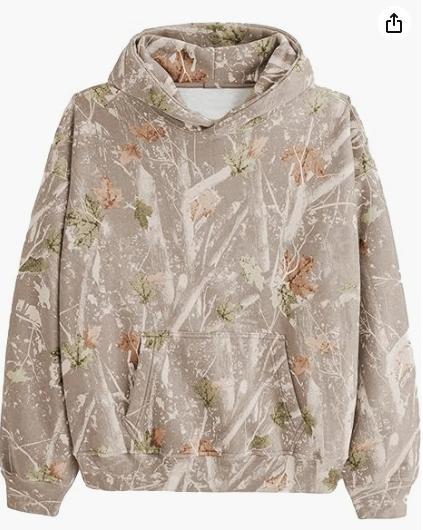 Camouflage Wool Hoodie