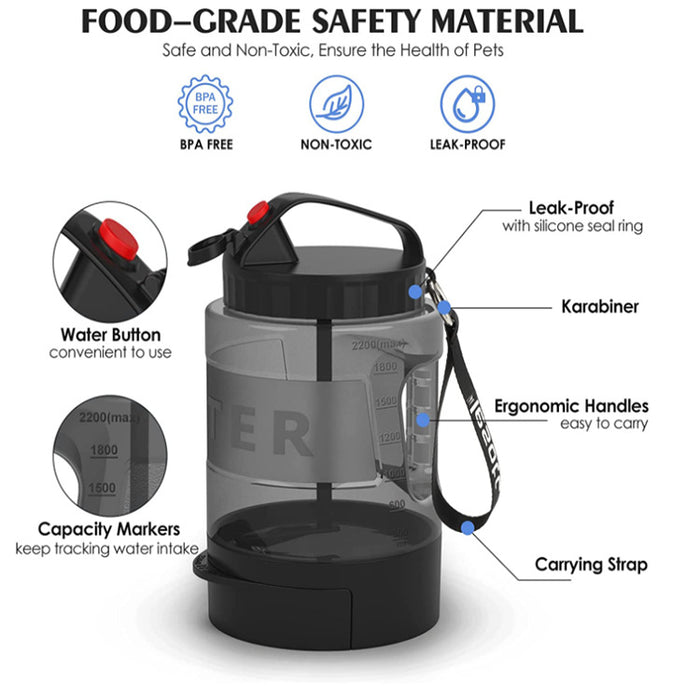 Pet Dogs & Cats Large Capacity Drinking Water Bottle