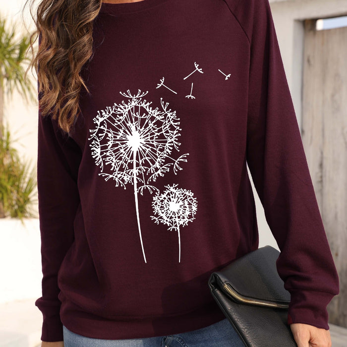 Dandelion Pullover Sweatshirt