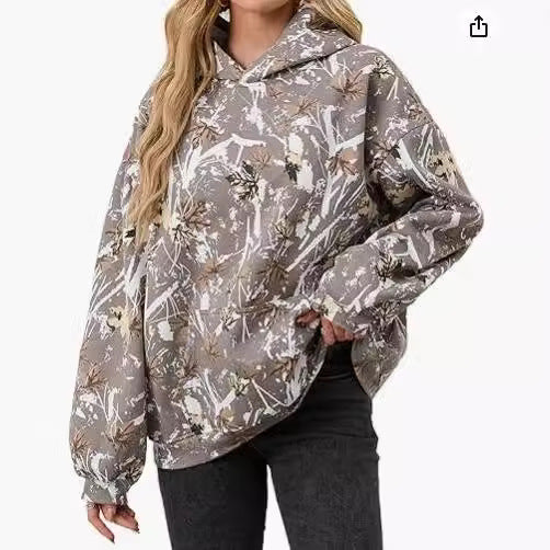 Camouflage Wool Hoodie