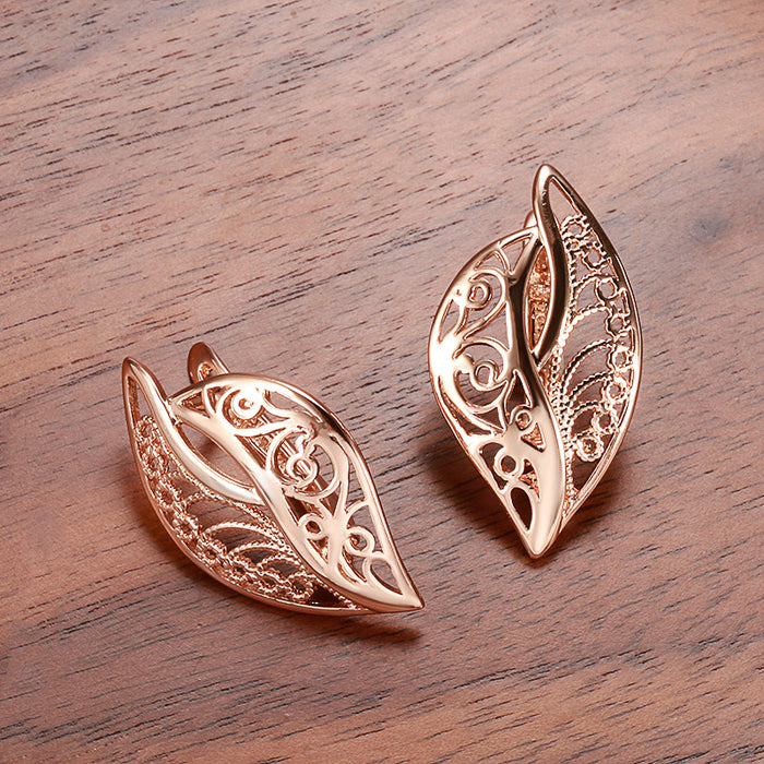 Hollow Carved  Earrings