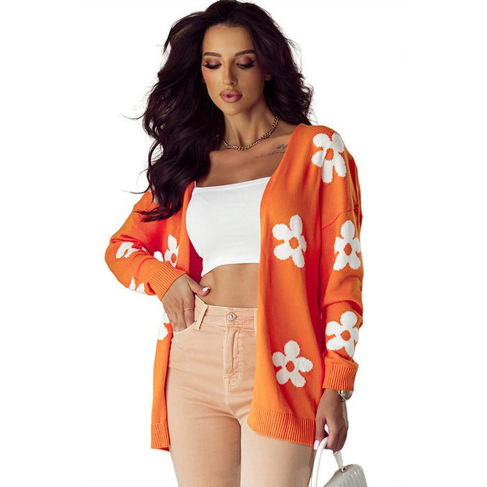 Floral Print Cardigan