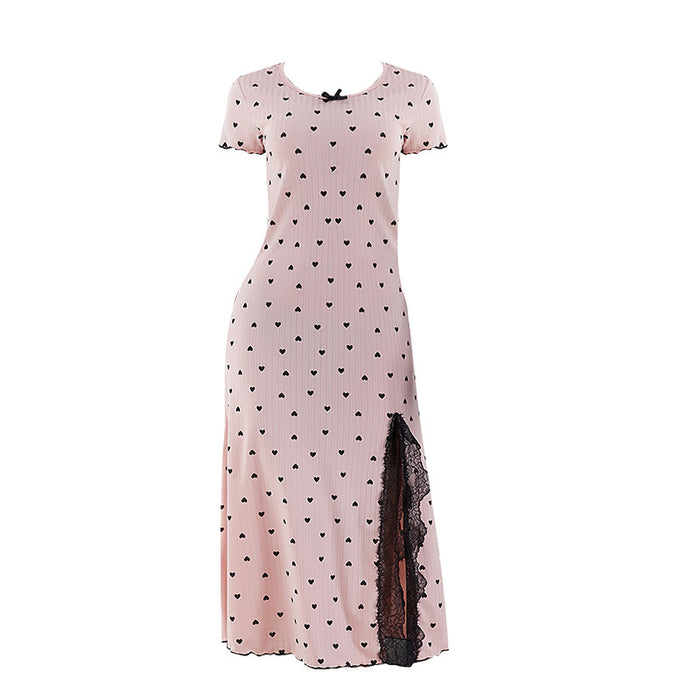 Slit Mid-Length Dress