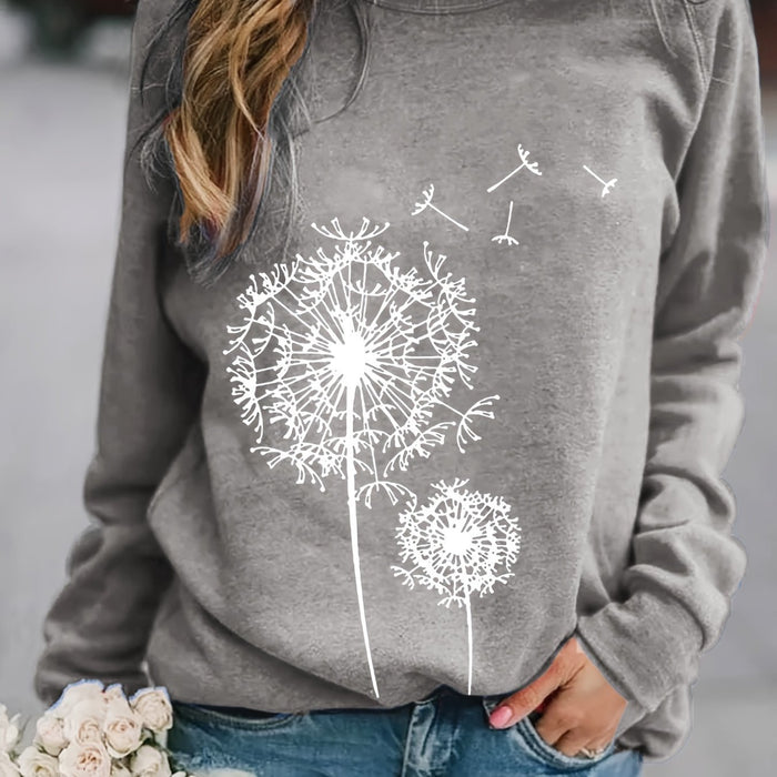 Dandelion Pullover Sweatshirt