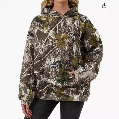 Camouflage Wool Hoodie