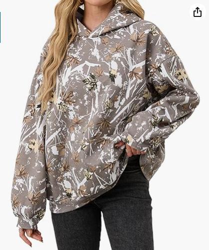 Camouflage Wool Hoodie