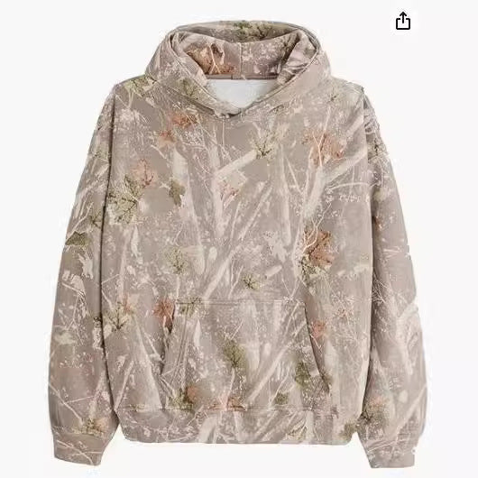 Camouflage Wool Hoodie