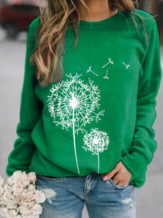 Dandelion Pullover Sweatshirt