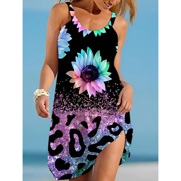 Printed Beach Dress