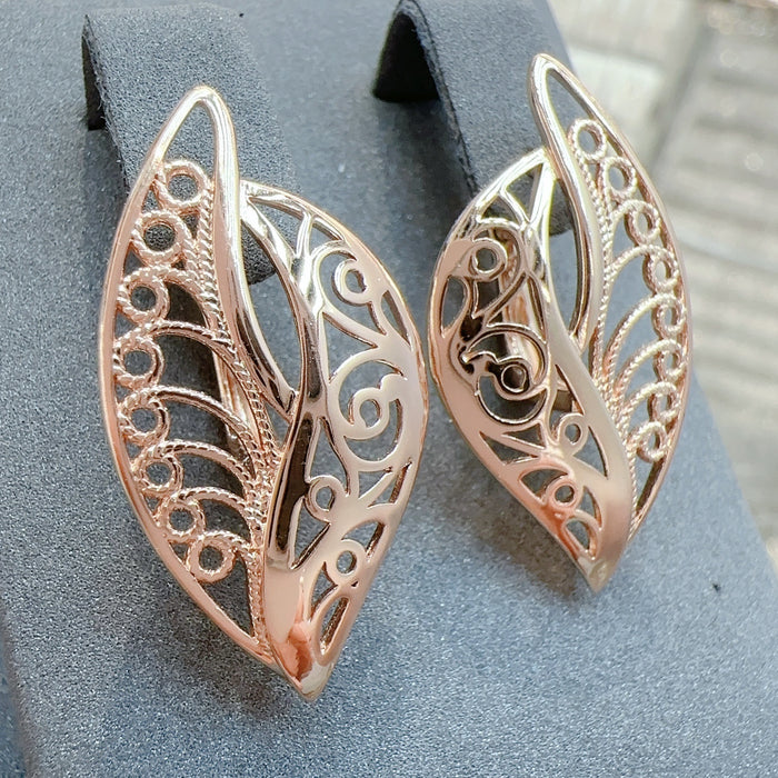 Hollow Carved  Earrings