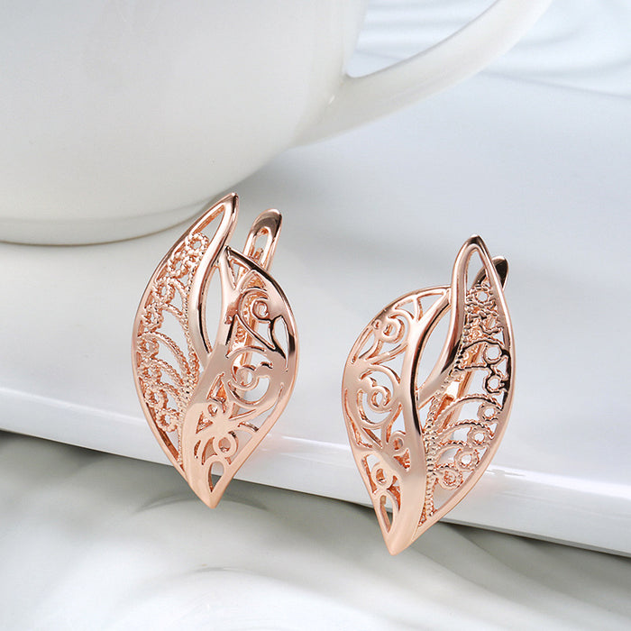 Hollow Carved  Earrings