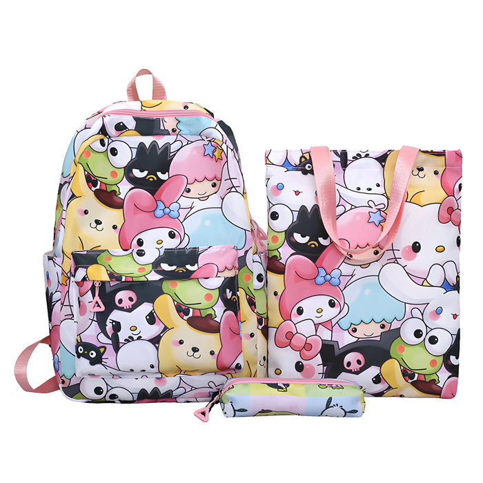 3pcs Cinnamoroll Hello Kitty Sanrio Backpack Set