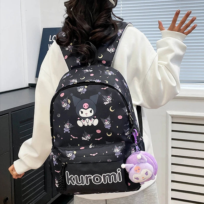 Kuromi Backpack, Hello Kitty Cinnamoroll Cute Daypack