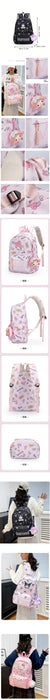 Kuromi Backpack, Hello Kitty Cinnamoroll Cute Daypack