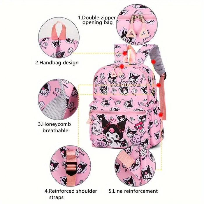Hello Kitty 4pcs Backpack Set