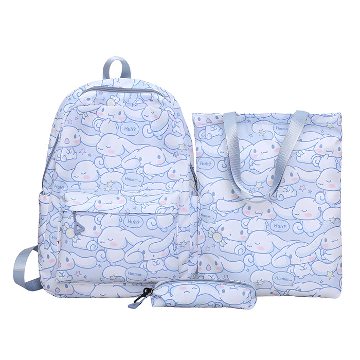 3pcs Cinnamoroll Hello Kitty Sanrio Backpack Set