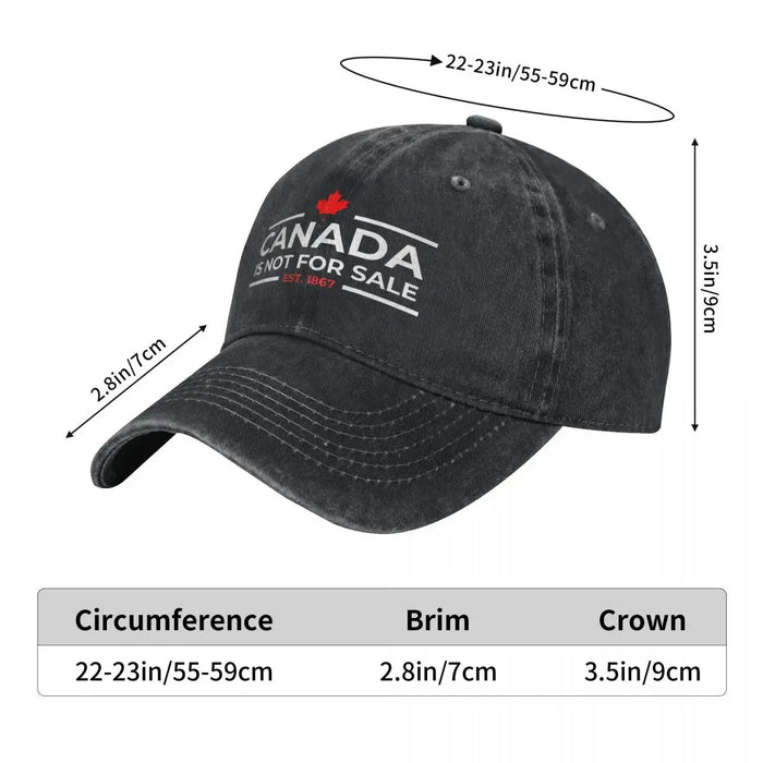 Canada Is Not For Sale 1867 Baseball Cap