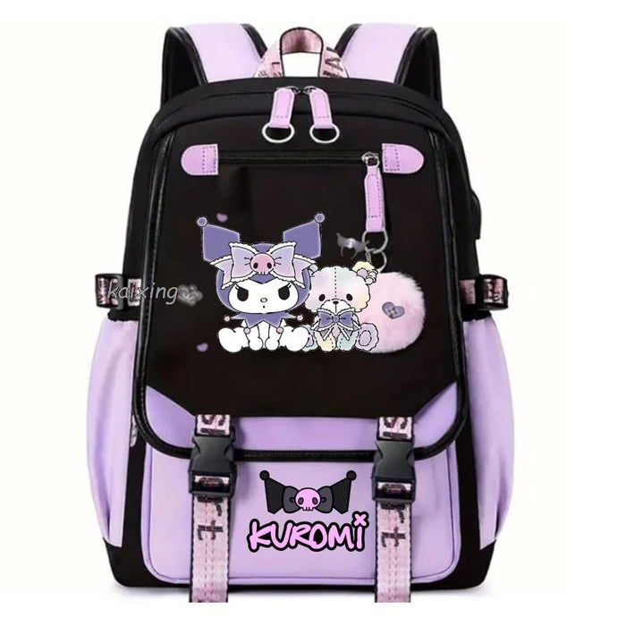 Lovely Kuromi Melody Backpack