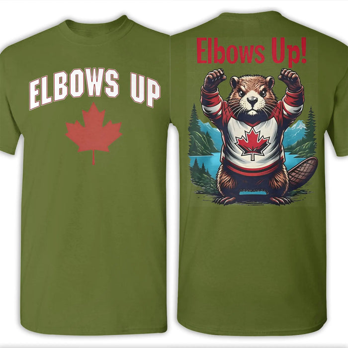 Elbows Up Cotton T Shirt