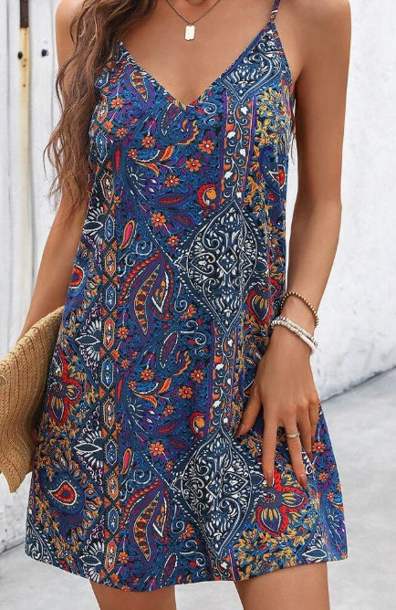 Bohemian Printed Dress