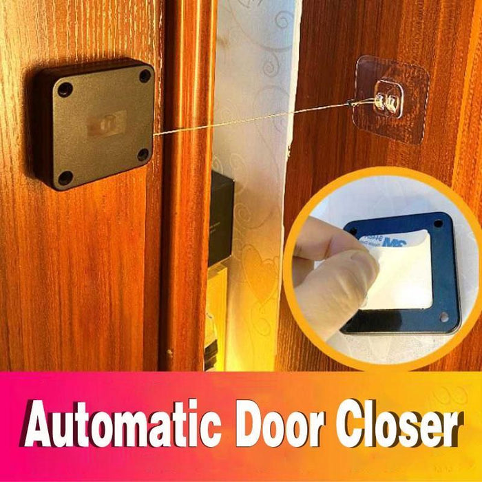 Automatic Door Closer Punch-Free Soft Close