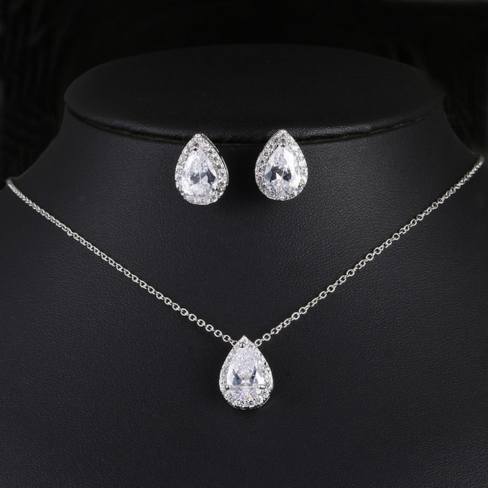 Water Drop Gemstone Set