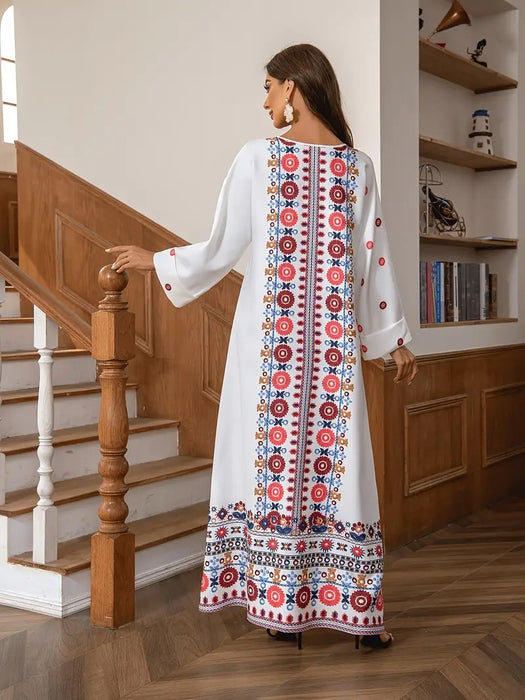 Decorative Printed Dress