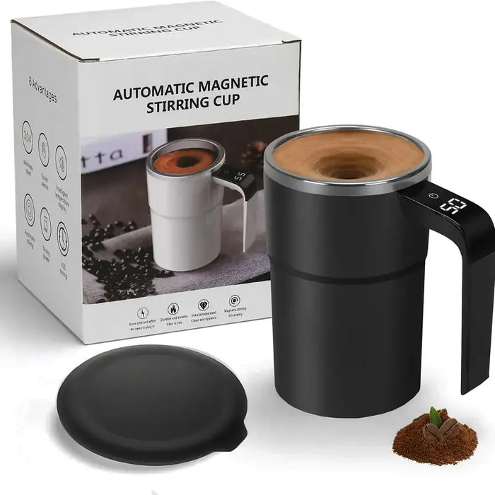 Electric Coffee Mug USB Rechargeable Automatic Magnetic Cup IP67