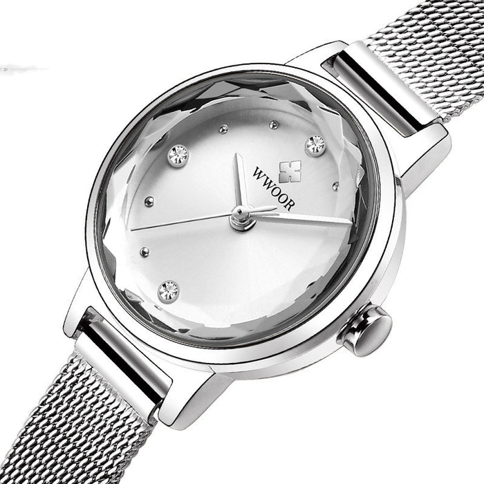 Quartz Watch Mesh Strap