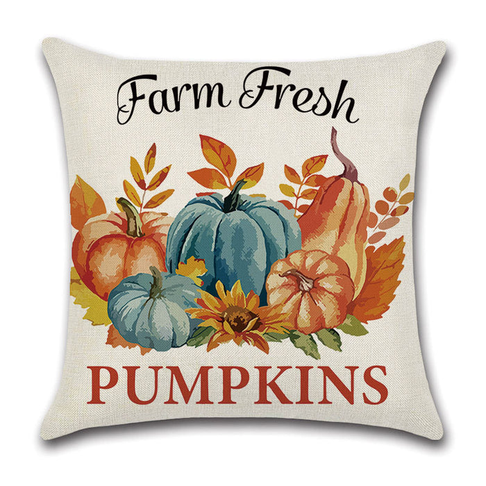Pumpkin Pillowcase Cover