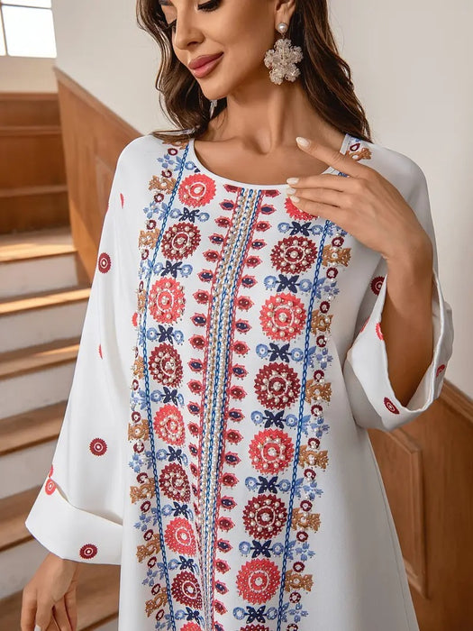 Decorative Printed Dress