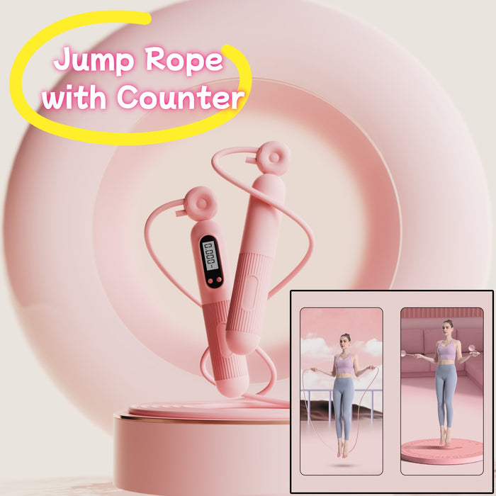 Jump Rope With Counter, Adjustable Skipping Rope With Calorie Counter, Smart Skipping Rope