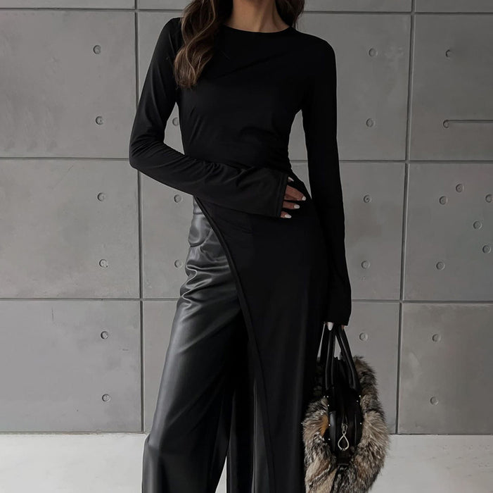 Irregular Slit Dress