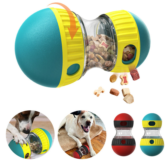 Food Dispensing Dog Toy Tumbler Leaky Food Ball Interactive Slow Feeding Protect