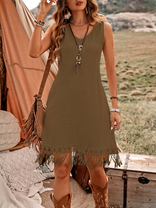 Patchwork Lace Dress