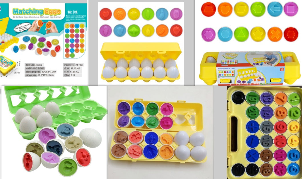 Baby Learning Educational Toy Smart Egg Toy Games Shape Matching