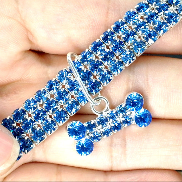 Bling Rhinestone Pet Collar