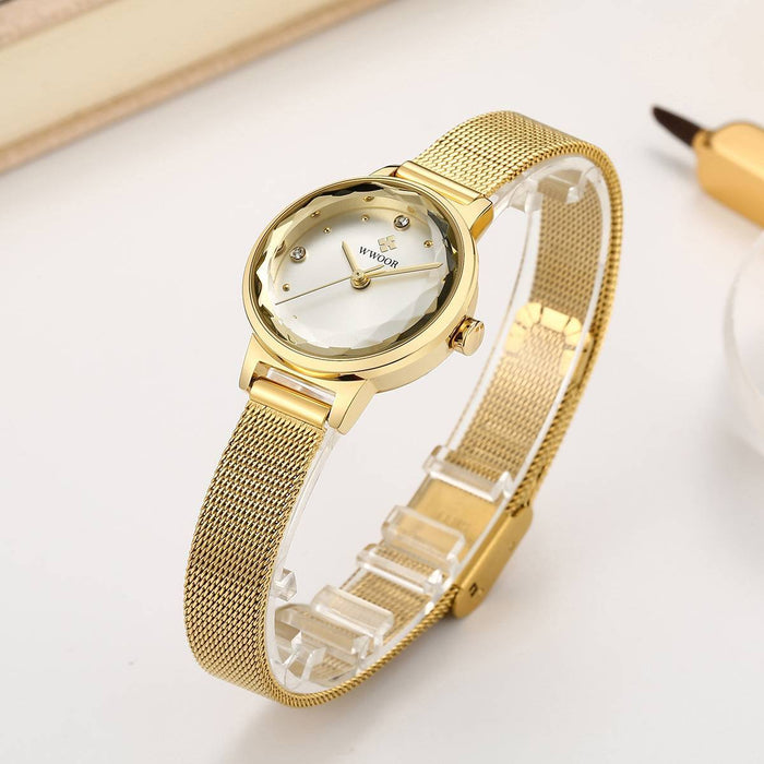 Quartz Watch Mesh Strap