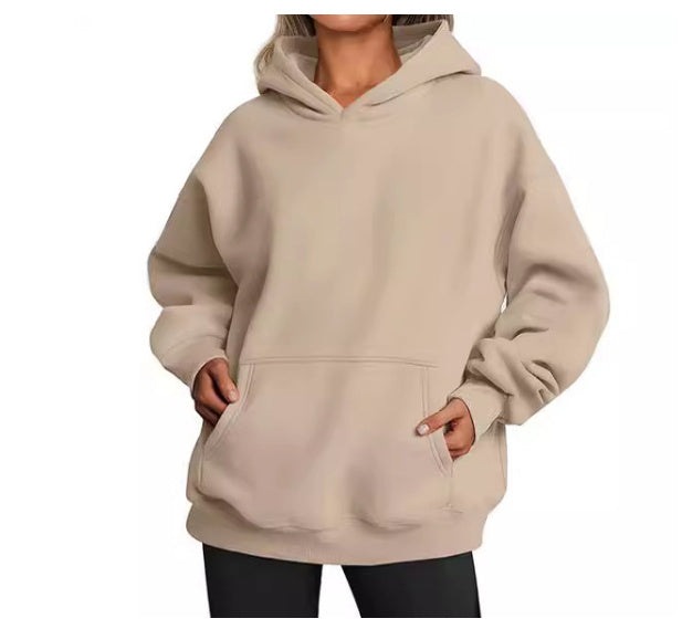 Solid Sweatshirt Oversized