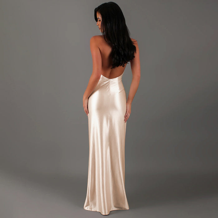 Halter Backless Dress