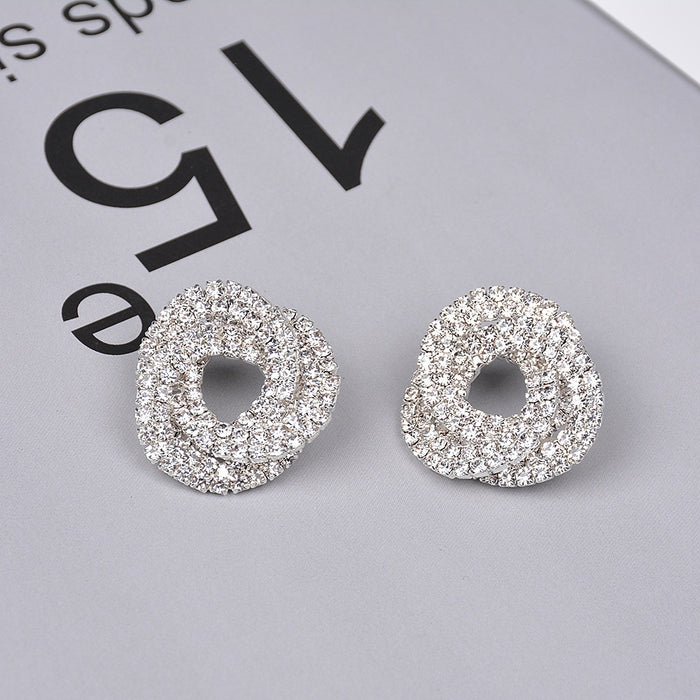 Diamond Round Studs