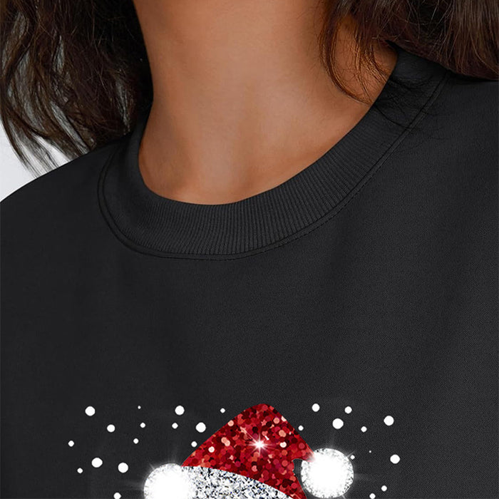 Printed Christmas Sweatshirt
