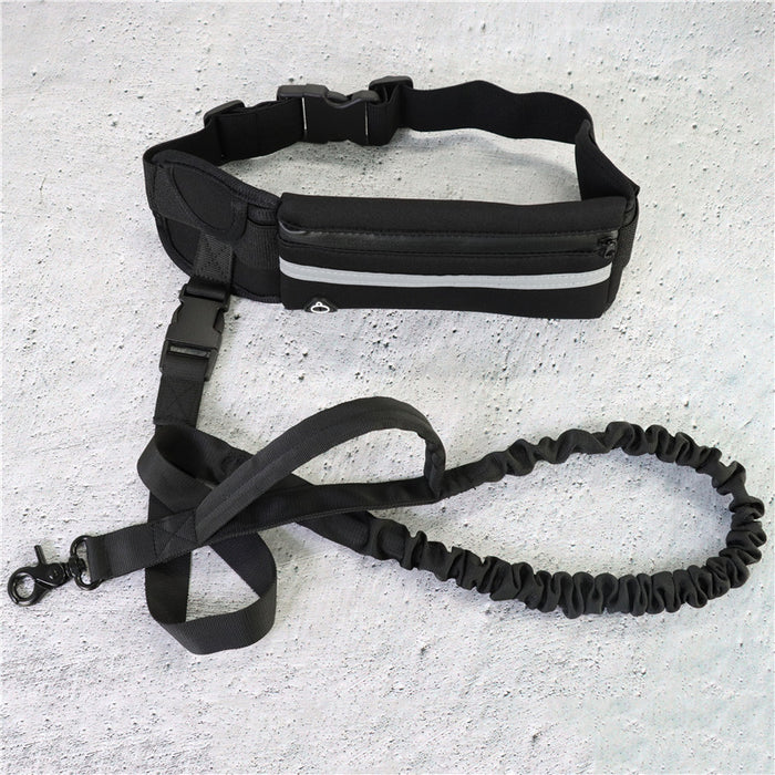Hands Free Dog Leash Pet Walking And Training Belt With Shock Absorbing Bungee