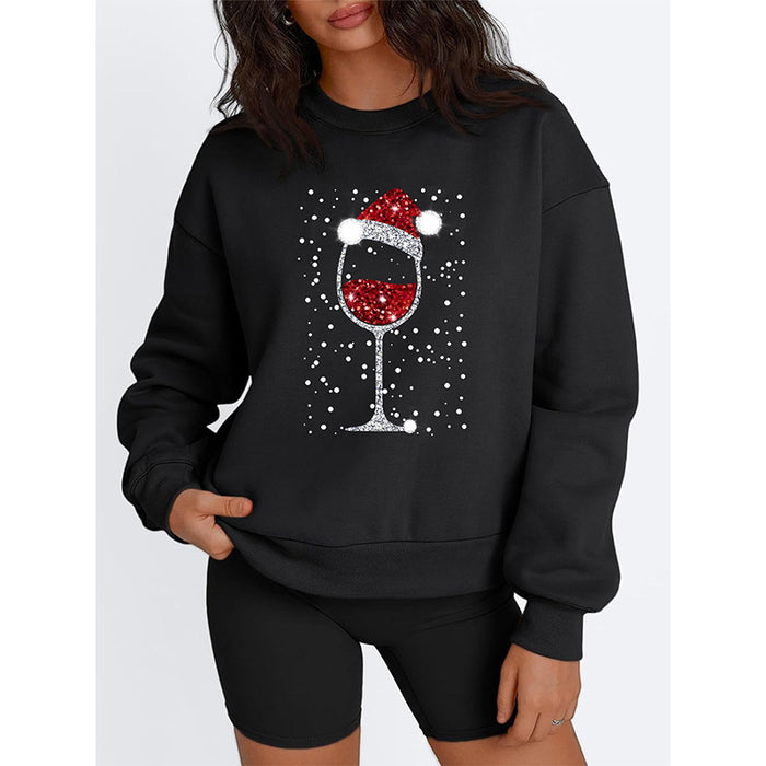 Printed Christmas Sweatshirt